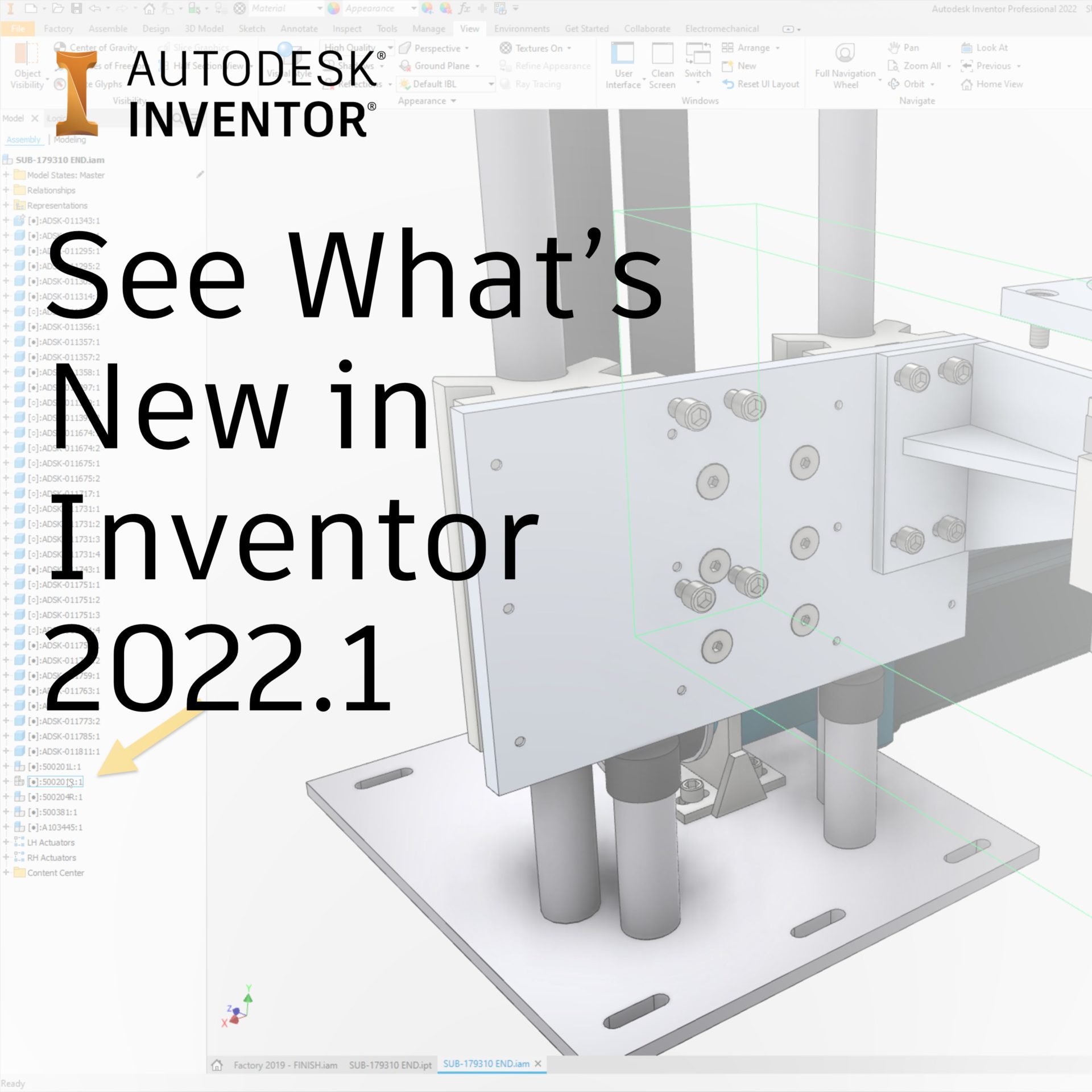 Ενημέρωση Autodesk Inventor