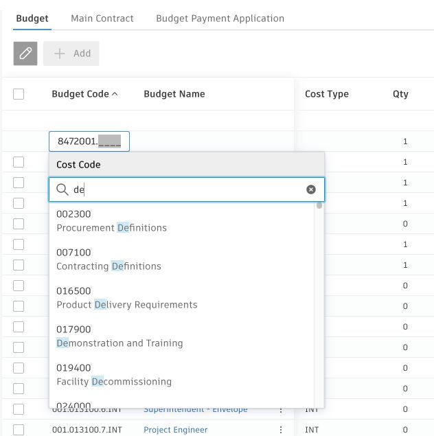 Έκδοση διαχείρισης κόστους BIM 360 – Ιούλιος 2022 - Σημειώσεις έκδοσης BIM 360