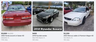 Έ&nu;&alpha; &sigma;&tau;&iota;&gamma;&mu;&iota;ό&tau;&upsilon;&pi;&omicron; &alpha;&pi;ό &tau;&omicron; Facebook Marketplace &pi;&omicron;&upsilon; &delta;&epsilon;ί&chi;&nu;&epsilon;&iota; &mu;&iota;&alpha; Hyundai Sonata &pi;&rho;&omicron;&sigmaf; &pi;ώ&lambda;&eta;&sigma;&eta; &gamma;&iota;&alpha; 400 $ &alpha;&pi;ό &mu;&iota;&alpha; &alpha;&nu;&tau;&iota;&pi;&rho;&omicron;&sigma;&omega;&pi;&epsilon;ί&alpha;