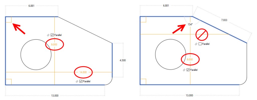 Οθόνη Γρήγορης Γωνίας Μέτρησης AutoCAD