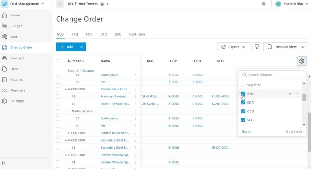 Διαχείριση κόστους BIM 360 - Ιανουάριος 2023 - Σημειώσεις έκδοσης BIM 360
