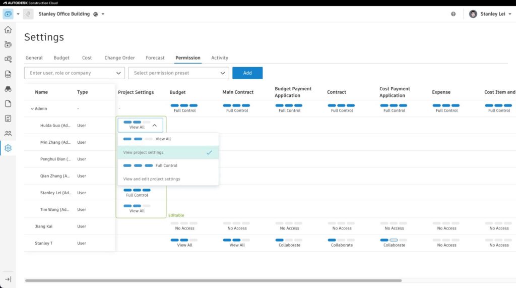 Διαχείριση κόστους BIM 360 - Μάιος 2023 - Σημειώσεις έκδοσης BIM 360