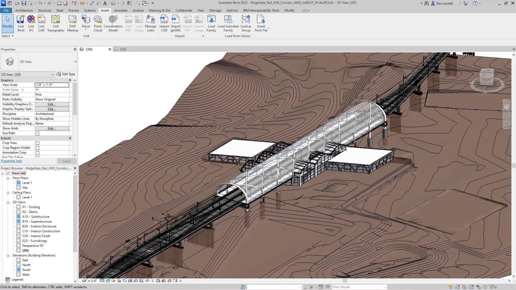 &Epsilon;&pi;έ&kappa;&tau;&alpha;&sigma;&eta; IFC 4&times;3 &gamma;&iota;&alpha; Civil 3D 2022: &sigma;&eta;&mu;&epsilon;ί&omicron; &kappa;&alpha;&mu;&pi;ή&sigmaf; &gamma;&iota;&alpha; &tau;&omicron; BIM infra
