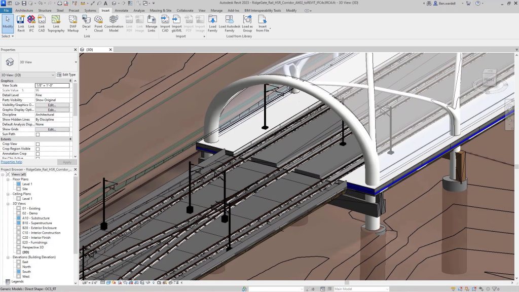 &Epsilon;&pi;έ&kappa;&tau;&alpha;&sigma;&eta; IFC 4&times;3 &gamma;&iota;&alpha; Civil 3D 2022: &sigma;&eta;&mu;&epsilon;ί&omicron; &kappa;&alpha;&mu;&pi;ή&sigmaf; &gamma;&iota;&alpha; &tau;&omicron; BIM infra