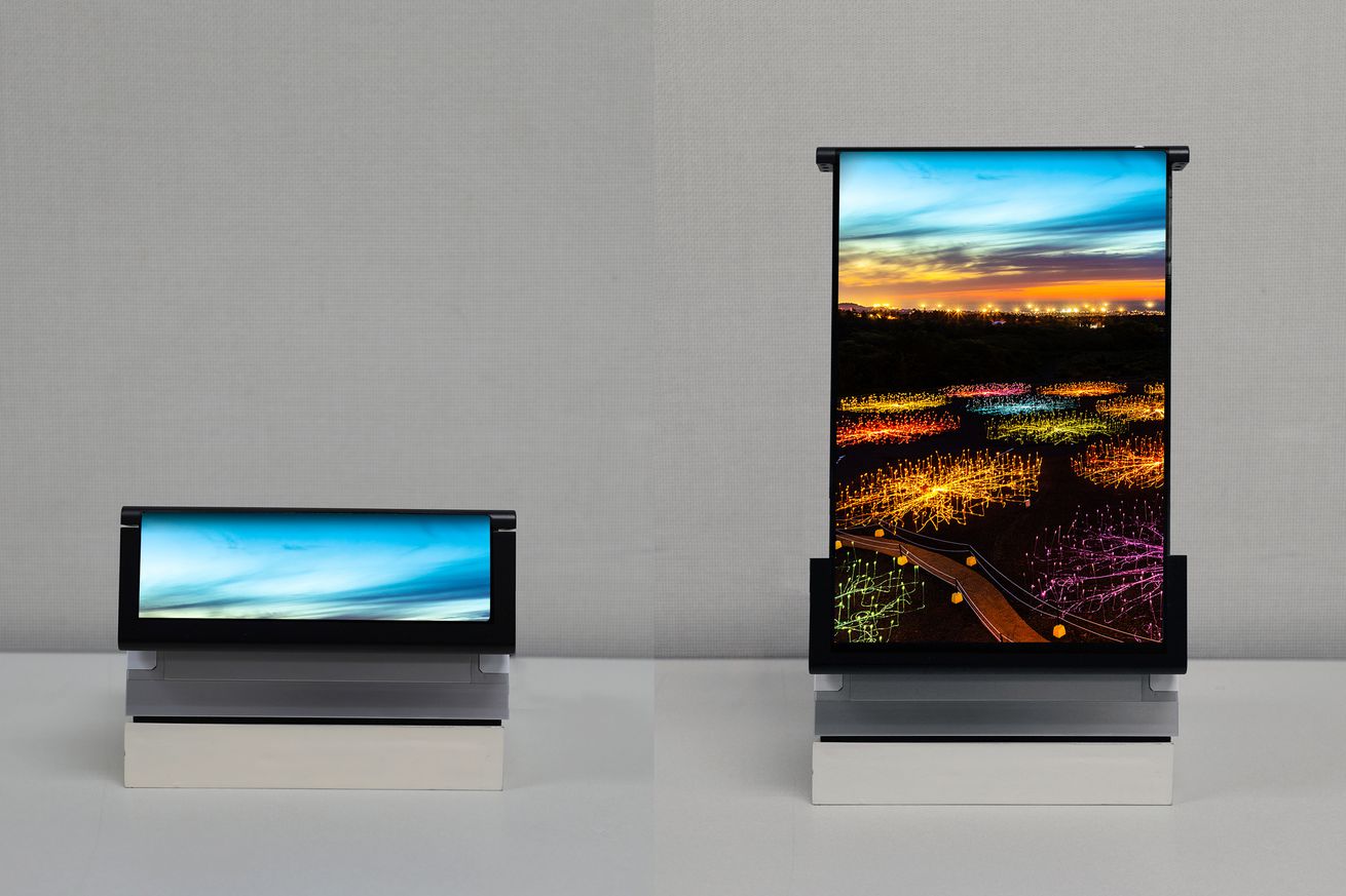 Το Rollable Flex της Samsung Display τυλίγεται και ξετυλίγεται.
