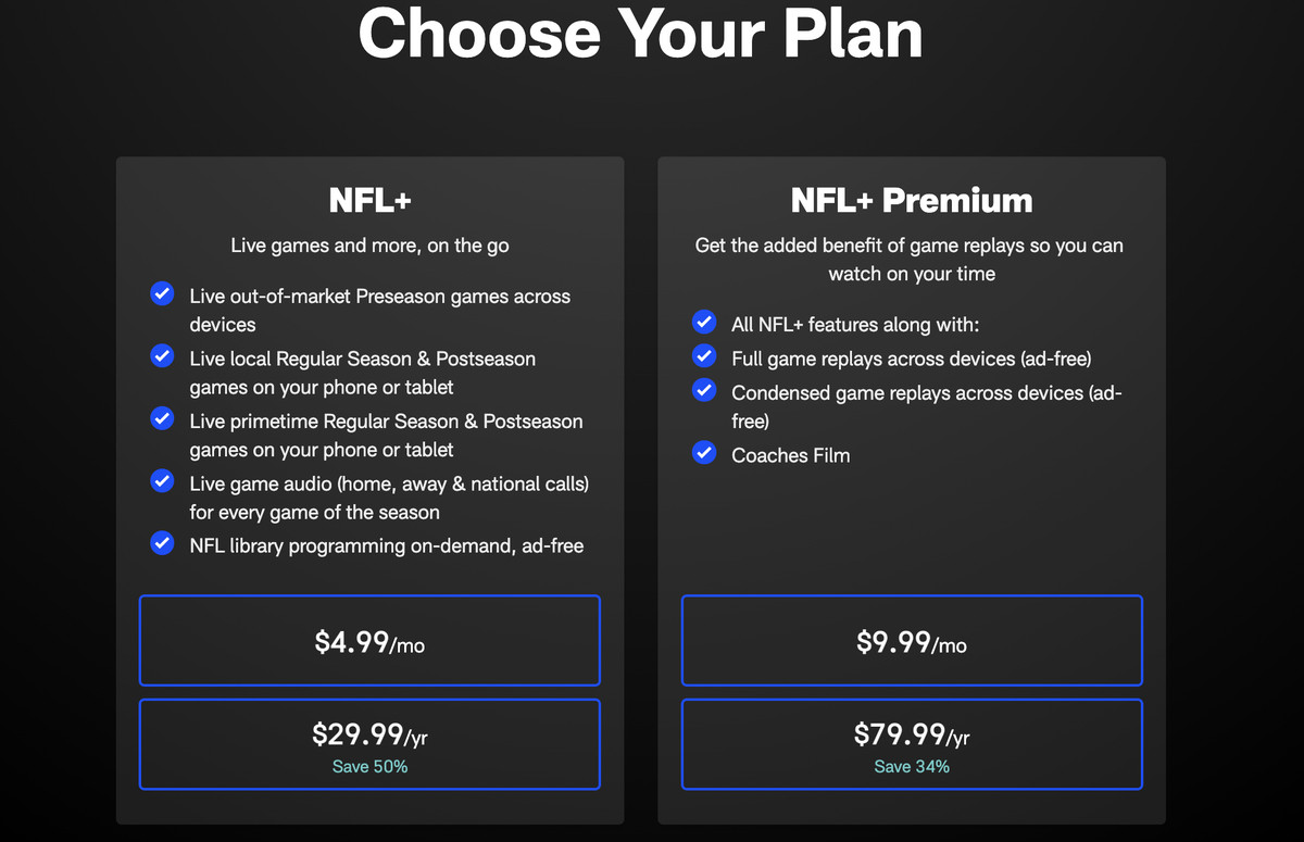 &Eta; &rho;&omicron;ή NFL Plus έ&chi;&epsilon;&iota; &zeta;&omega;&nu;&tau;&alpha;&nu;ά &pi;&alpha;&iota;&chi;&nu;ί&delta;&iota;&alpha; &gamma;&iota;&alpha; 4,99 $ &tau;&omicron; &mu;ή&nu;&alpha; &mdash; &alpha;&lambda;&lambda;ά ό&chi;&iota; &sigma;&tau;&eta;&nu; &tau;&eta;&lambda;&epsilon;ό&rho;&alpha;&sigma;ή &sigma;&alpha;&sigmaf;