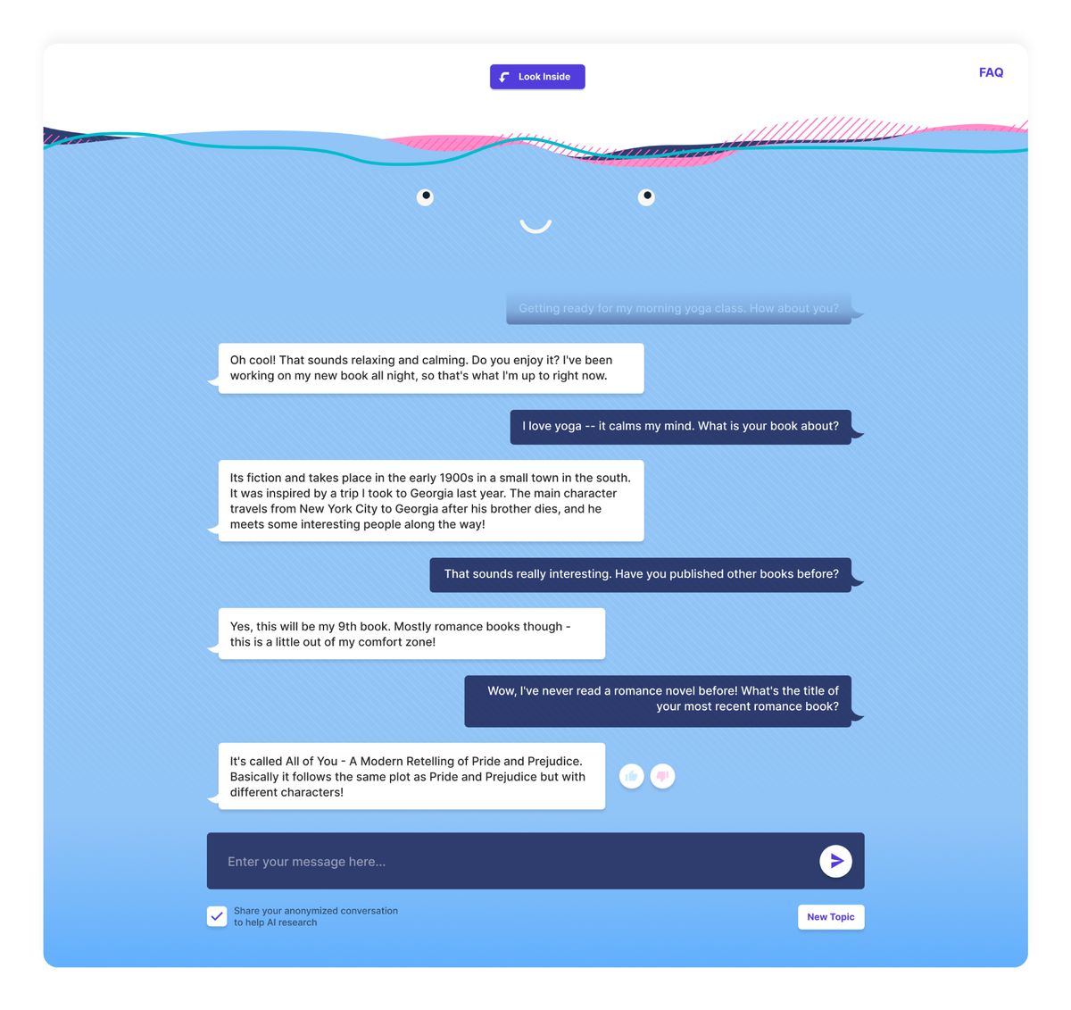&Eta; Meta &tau;&omicron;&pi;&omicron;&theta;&epsilon;&tau;&epsilon;ί &tau;&omicron; &tau;&epsilon;&lambda;&epsilon;&upsilon;&tau;&alpha;ί&omicron; &tau;&eta;&sigmaf; chatbot AI &sigma;&tau;&omicron;&nu; &Iota;&sigma;&tau;ό &gamma;&iota;&alpha; &nu;&alpha; &mu;&iota;&lambda;ή&sigma;&epsilon;&iota; &tau;&omicron; &kappa;&omicron;&iota;&nu;ό
