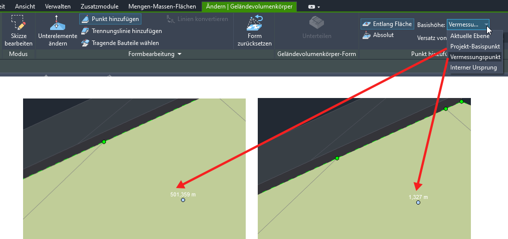 Μοντελοποίηση εδάφους στο Revit 2024