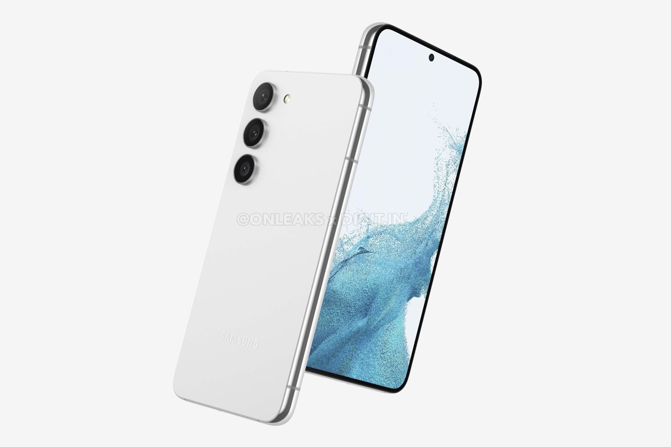Ένα ανεπίσημο render του Galaxy S23 της Samsung.