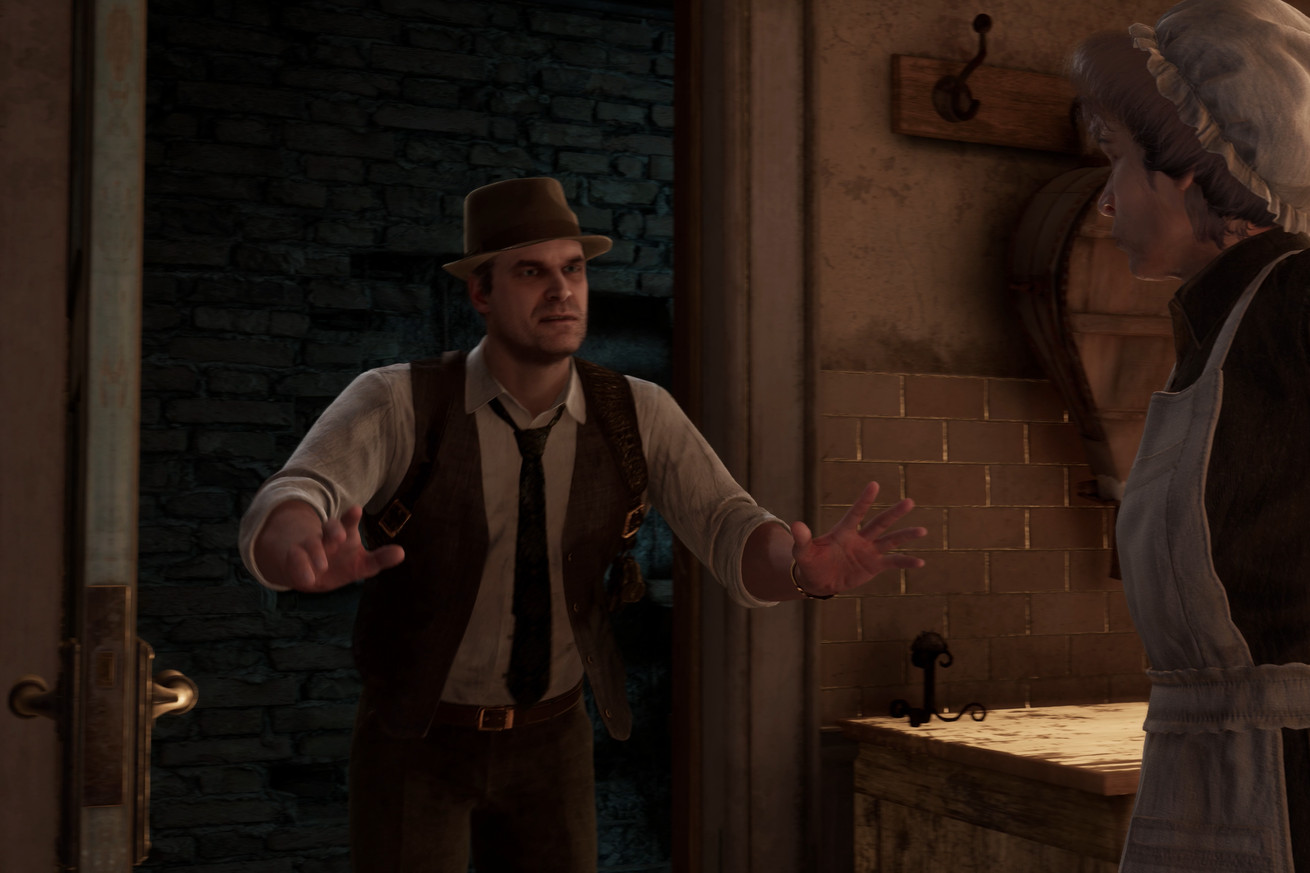 Ένα στιγμιότυπο του David Harbour στο Alone in the Dark.
