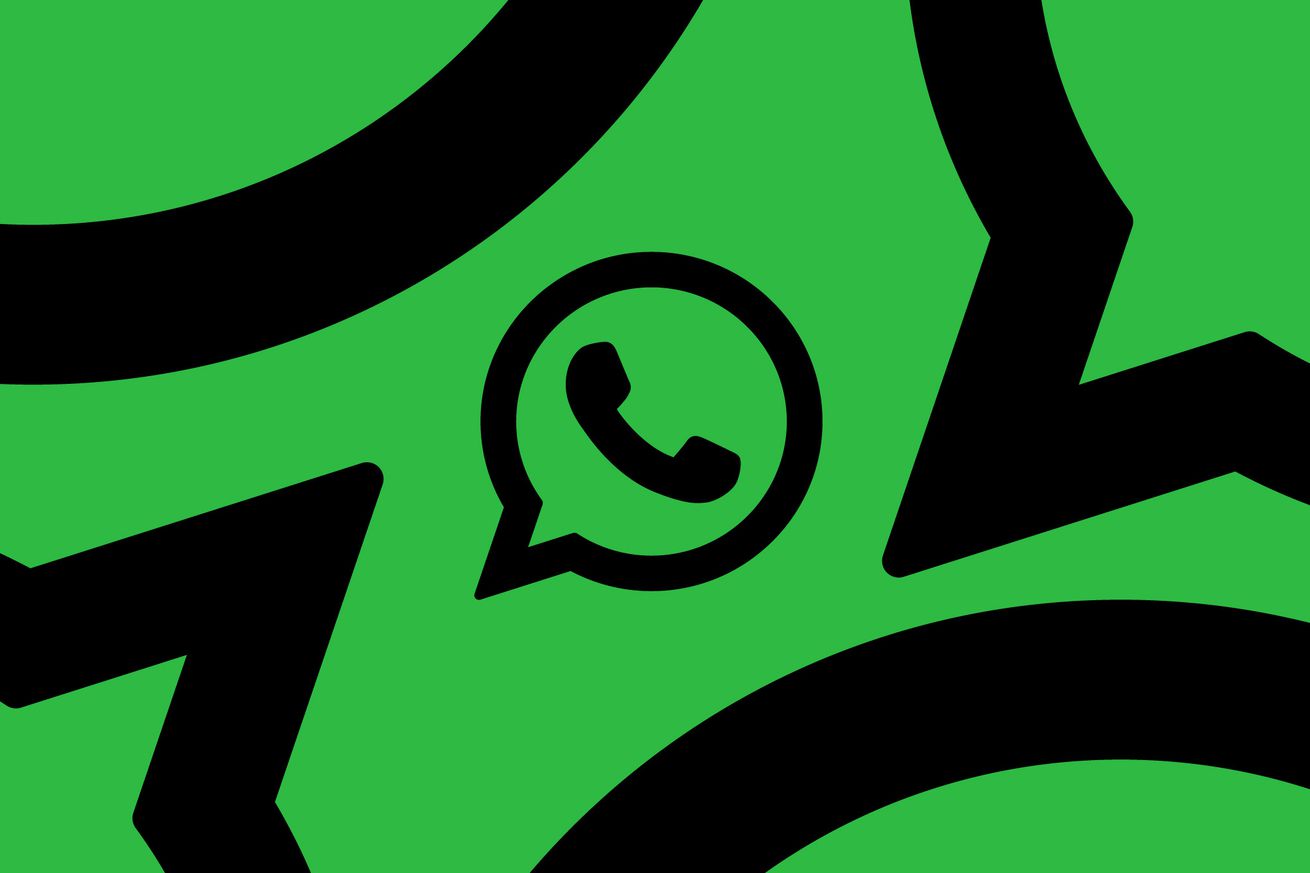 Μια εικόνα που δείχνει το λογότυπο WhatsApp σε μαύρο χρώμα