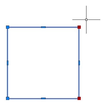 Multiple Grip Επιλέξτε AutoCAD