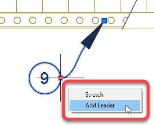 Προσθήκη Multi-function Grips Multileader AutoCAD