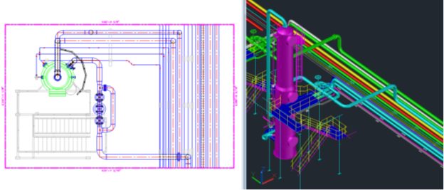 Plant 3D_Ortho Single Line Piping AutoCAD 2023