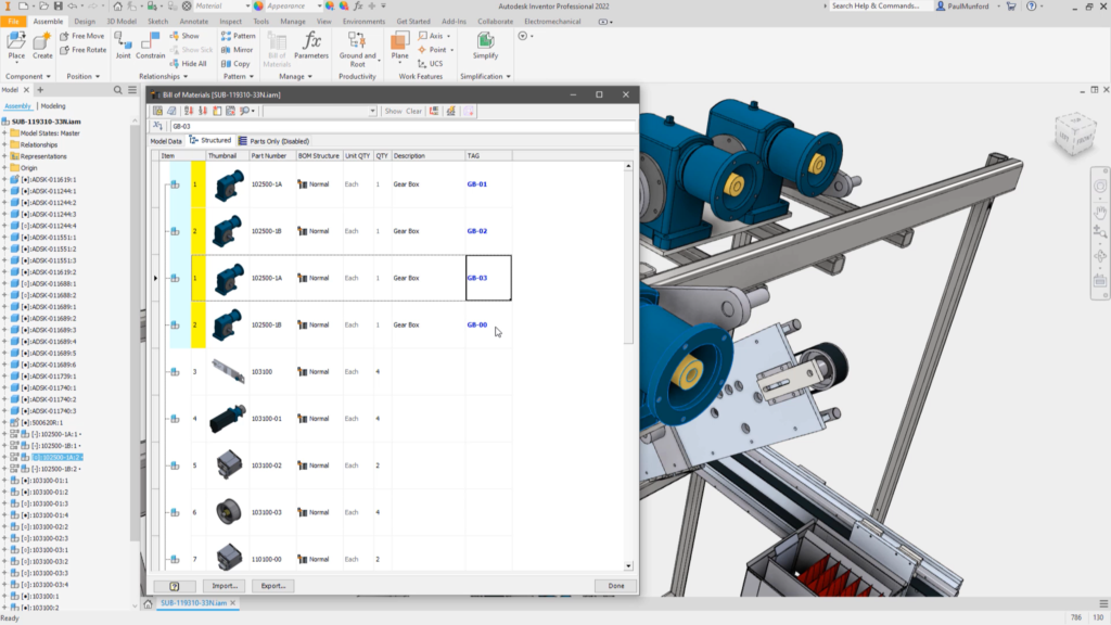 Οι ιδιότητες παρουσίας στο Autodesk Inventor 2022 επιτρέπουν την προσθήκη ή την παράκαμψη προσαρμοσμένων δεδομένων iProperty για μεμονωμένα στοιχεία 