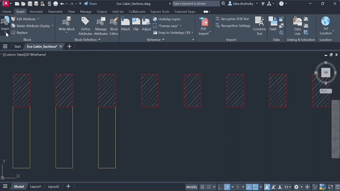 Τοποθέτηση Smart Blocks AutoCAD 2024