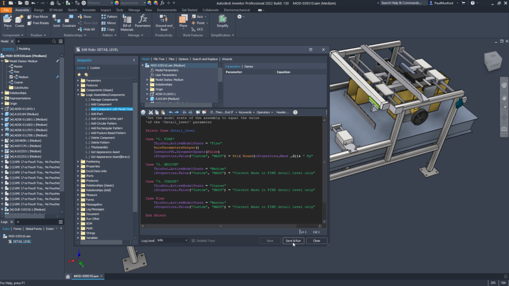 Autodesk Inventor 2022: Εξερευνώντας τη Νέα Σκοτεινή Θεματική Ενότητα (Dark Theme)
