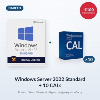 Windows Server 2022 Standard & 10 CALs