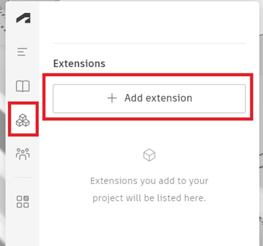 Autodesk Forma – Χρήση επεκτάσεων
