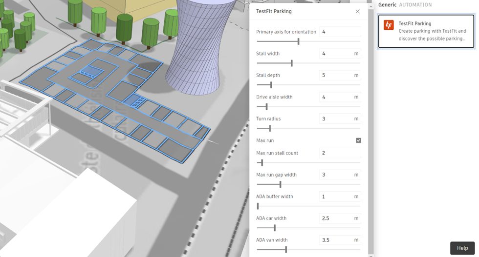 Autodesk Forma – Χρήση επεκτάσεων