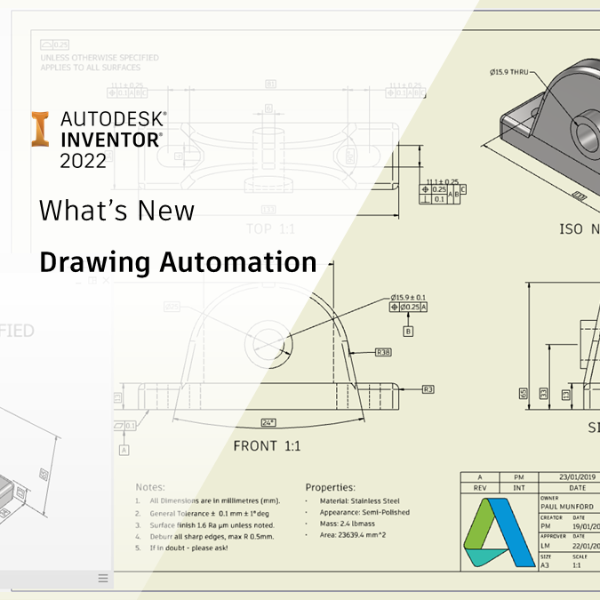 Autodesk Inventor τι νέο υπάρχει 2022: Αυτοματισμός σχεδίασης