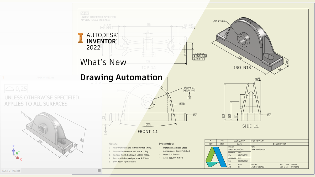 Autodesk Inventor Τι νέο υπάρχει 2022: Αυτοματισμός σχεδίασης – Επίσημο ιστολόγιο Inventor