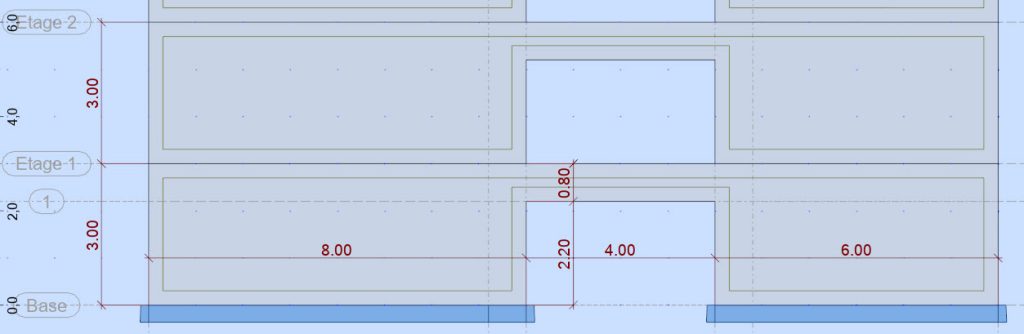 Autodesk Robot Structural Analysis: Μοντελοποίηση τοίχων που συνδέονται με μια δοκό