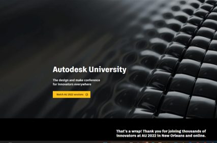 Autodesk University 2022: Automotive and Industrial Design Content on Demand