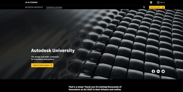 Autodesk University 2022: Automotive and Industrial Design Content on Demand