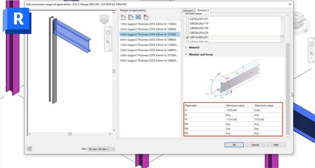 Revit 2023: Αυτοματισμός σχεδίασης σύνδεσης βάσει βιβλιοθήκης