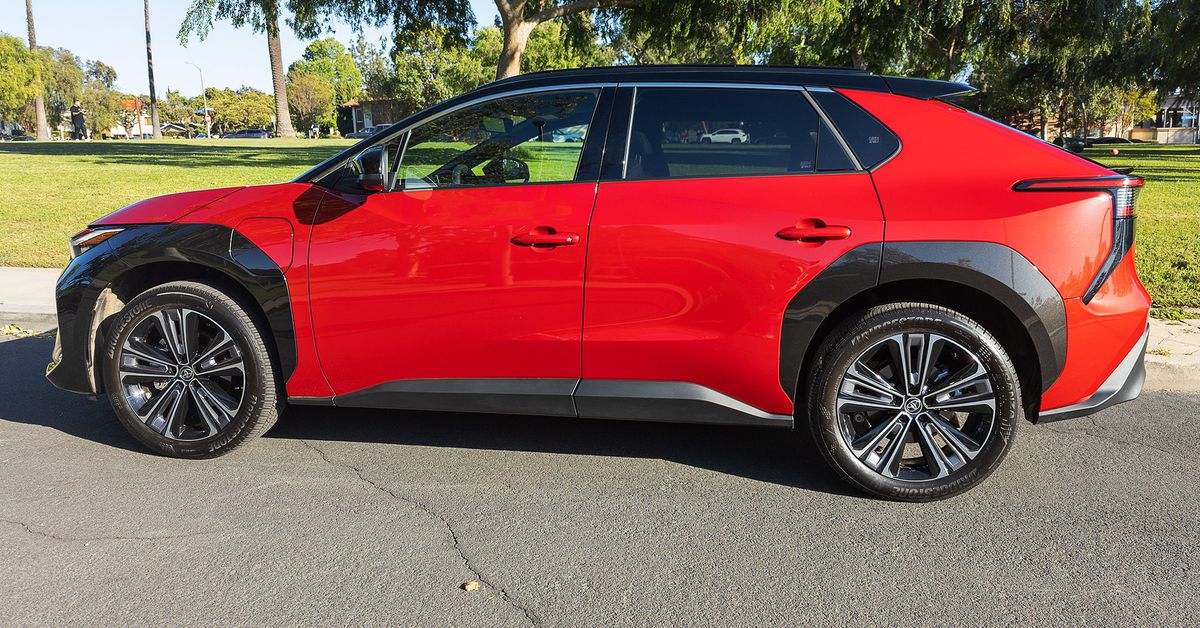 Toyota bZ4X electric SUV review: mediocre at best