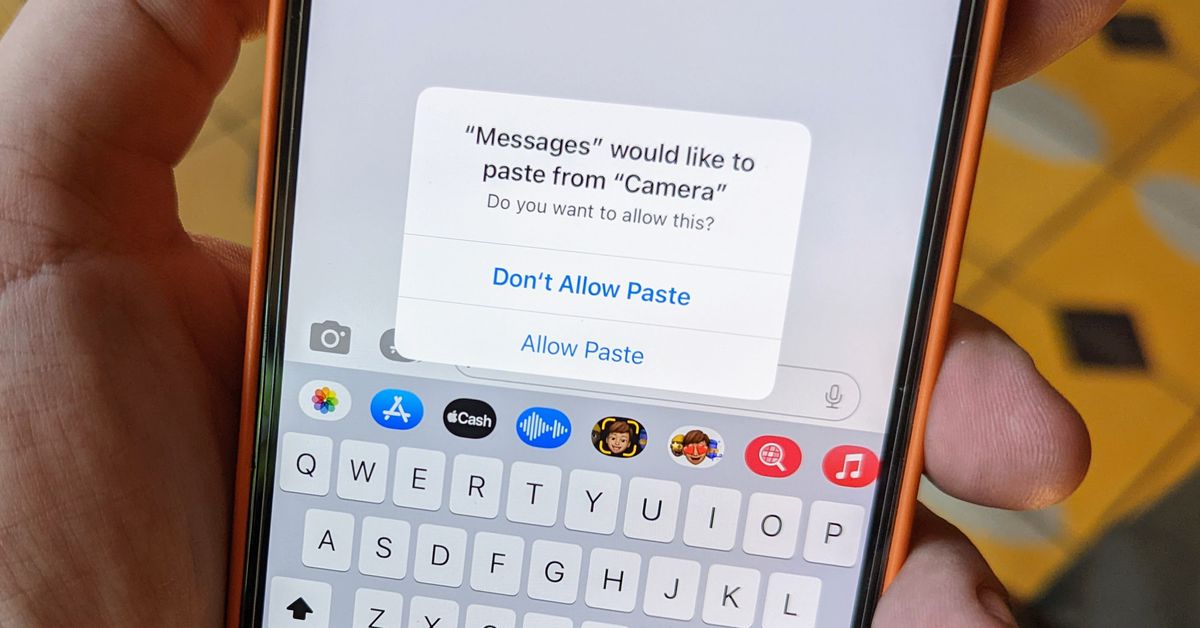 Η Apple είναι πολύ αυστηρή με την αντιγραφή και επικόλληση στο iOS 16