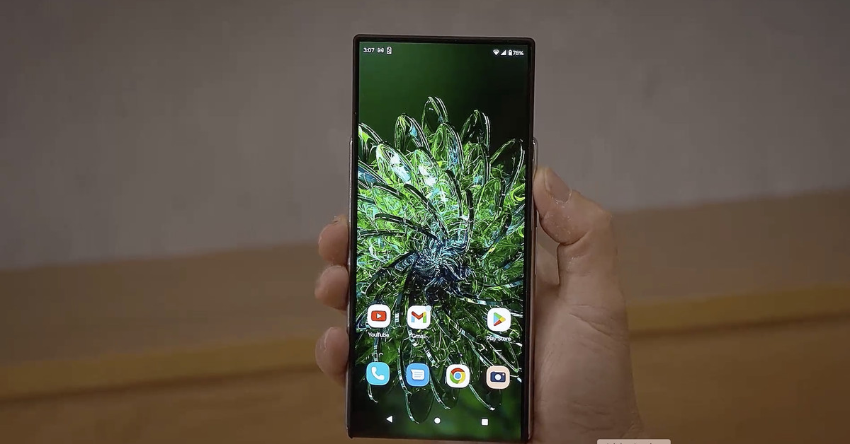 Η Motorola πειράζει ένα κυλιόμενο πρωτότυπο τηλέφωνο