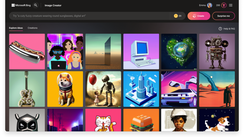 Η δέσμευσή μας να κάνουμε το νέο Image Creator από το Microsoft Bing διασκεδαστικό και χωρίς αποκλεισμούς για όλους