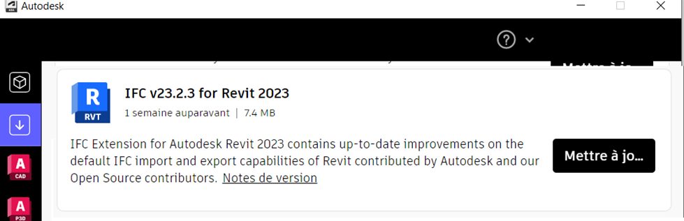 Μηχανή εισαγωγής/εξαγωγής IFC για το Autodesk Revit 2023.1.1