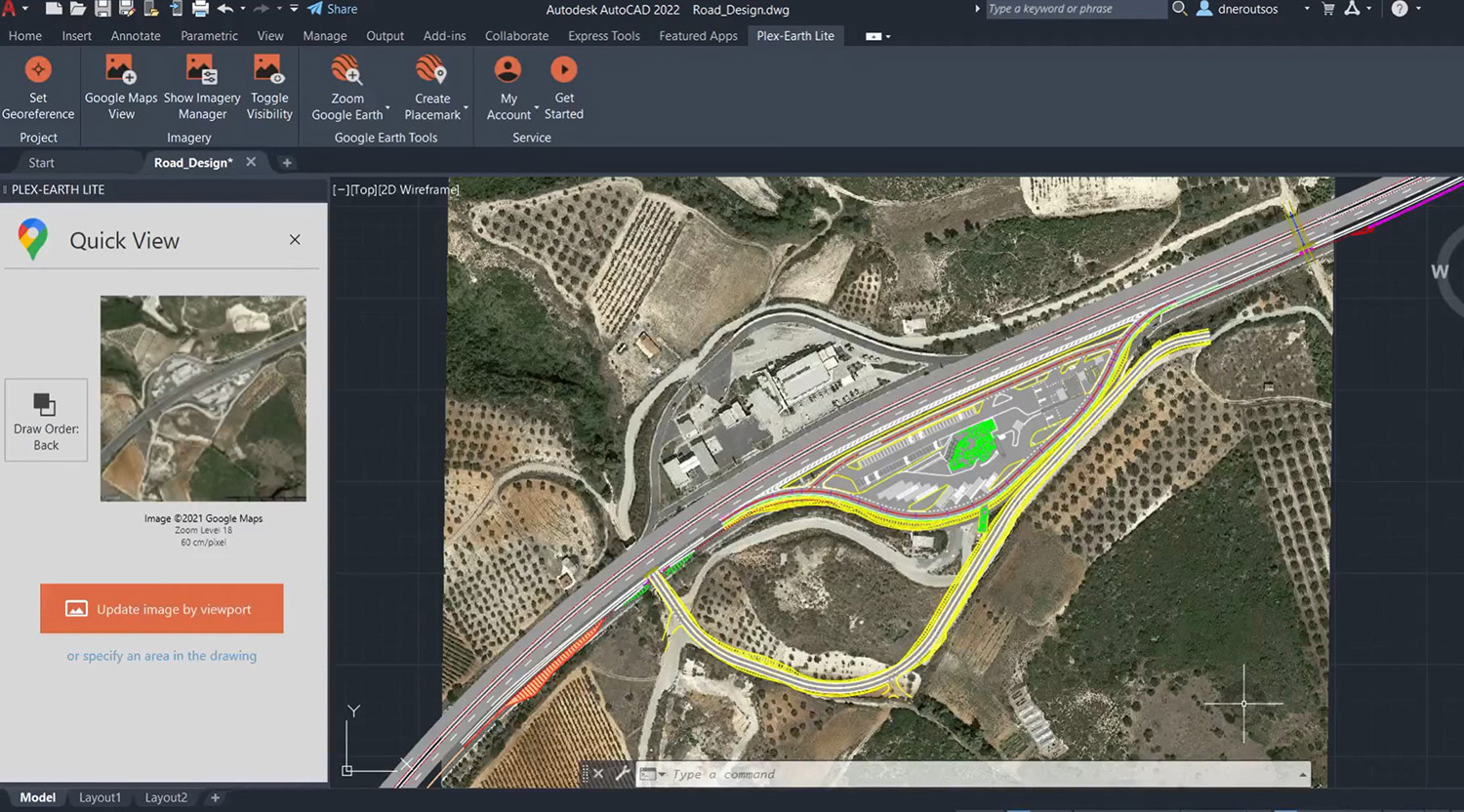 Χρησιμοποιήστε τους Χάρτες Google στο AutoCAD δωρεάν με το Plex-Earth Lite – Ιστολόγιο AutoCAD – Autodesk